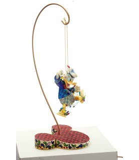 Donald with Christmas lights ornament with stand