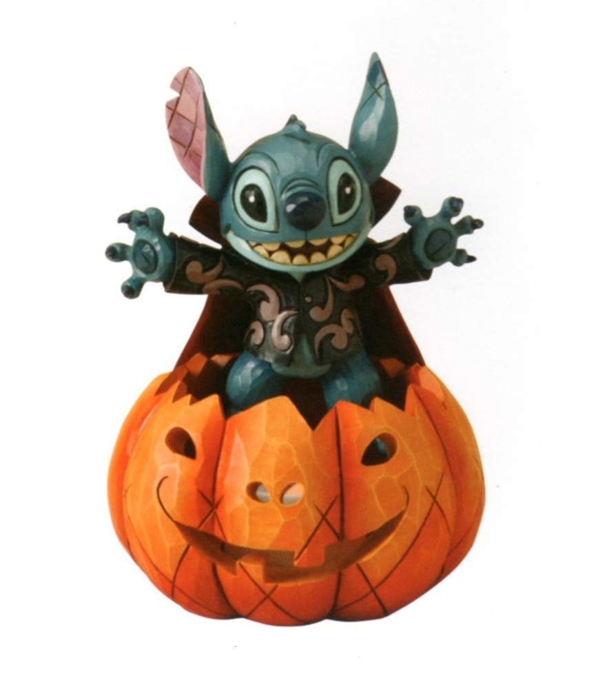 Happy Halloween (Stitch on pumpkin)