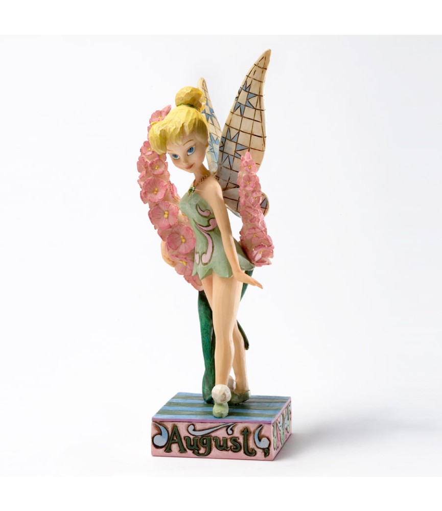 "August": Tinkerbell Monthly Birthday Figurine