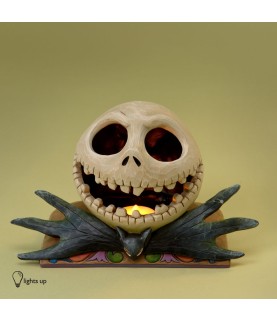 Jack Skellington Votive: Illuminating Fright On Halloween Night