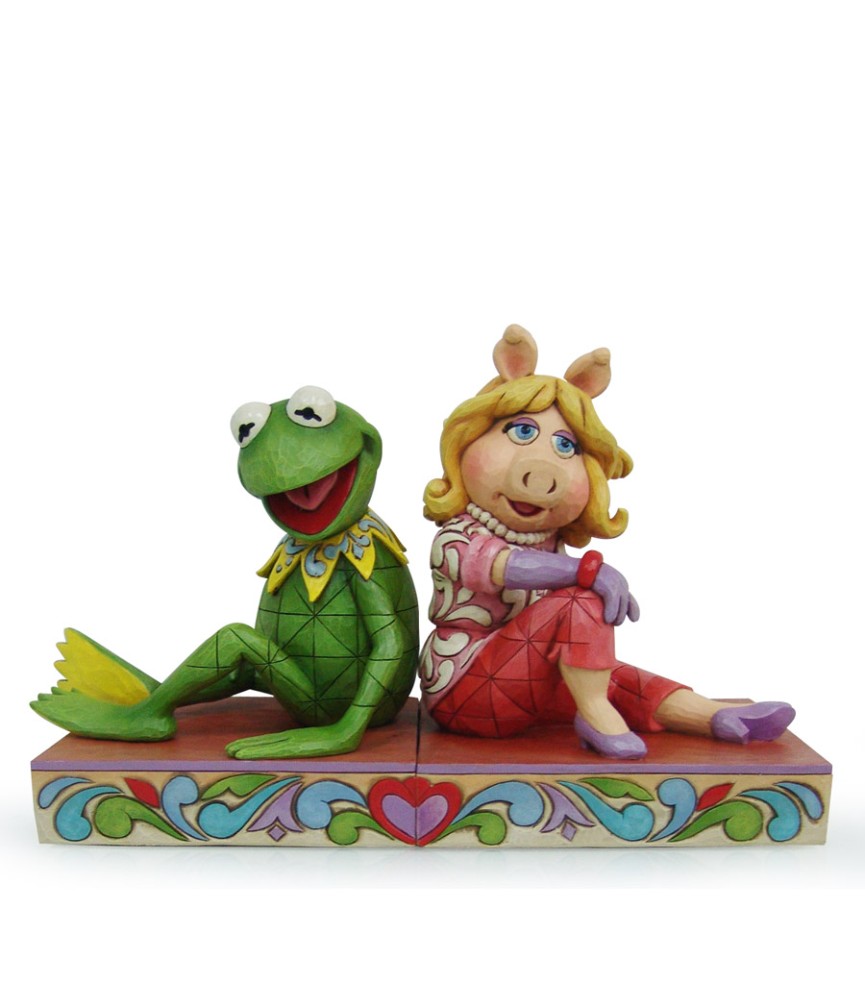 Kermit and Miss Piggy Bookends