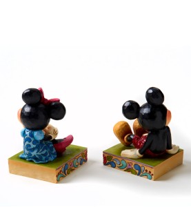 Mickey and Minnie Bookends