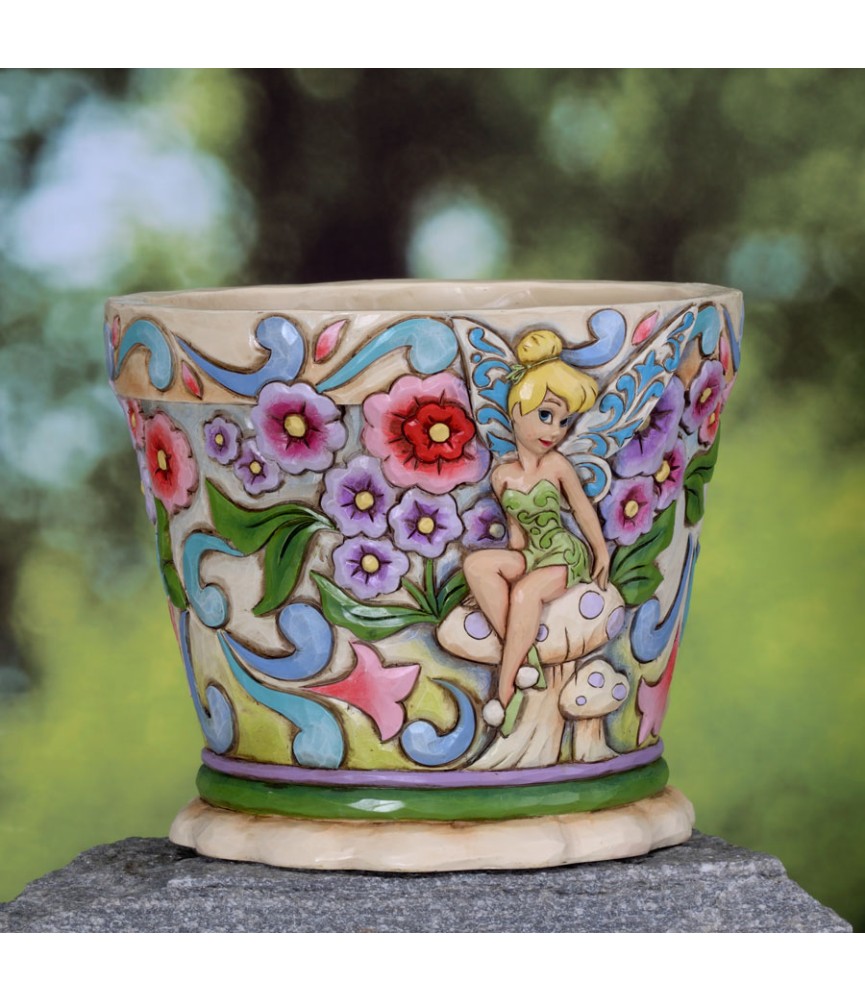 Tinker Bell with flower Planter