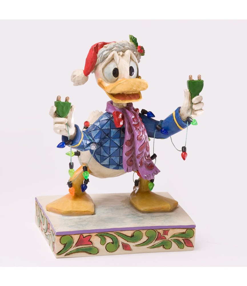 Unplugged for the holidays: Donald with Christmas Lights