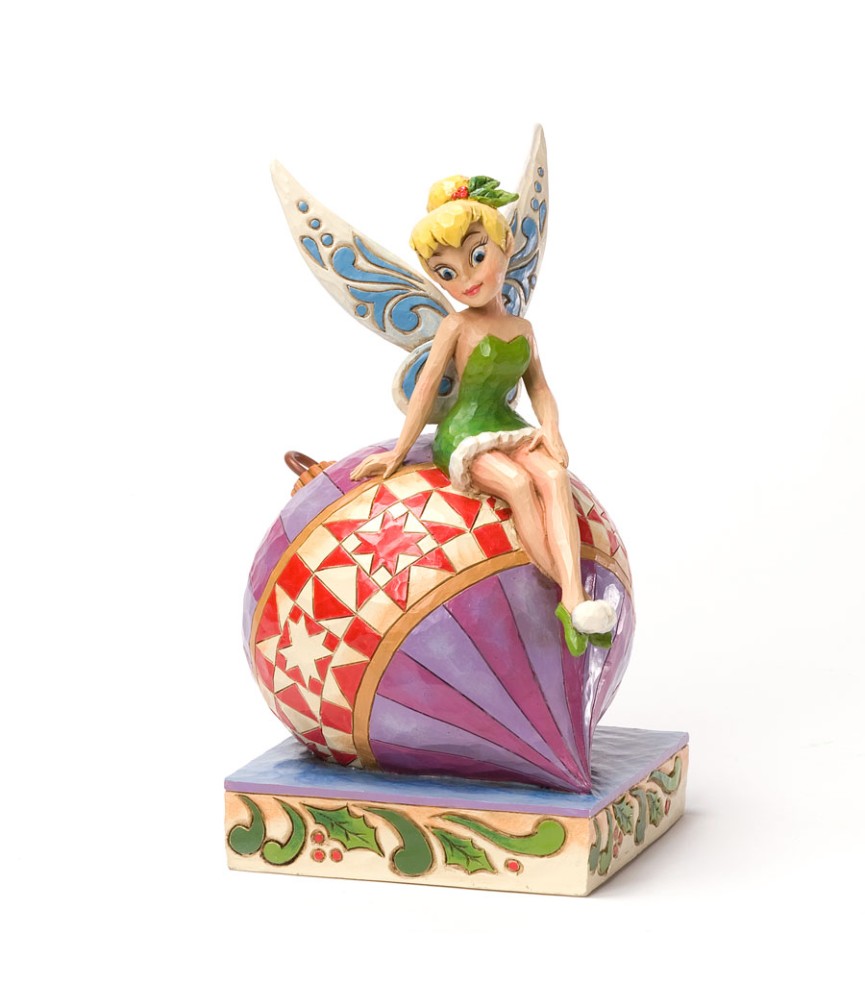 Tinker Bell on Ornament: Having a ball