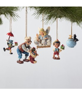 Pinocchio Characters Hanging Ornament Set