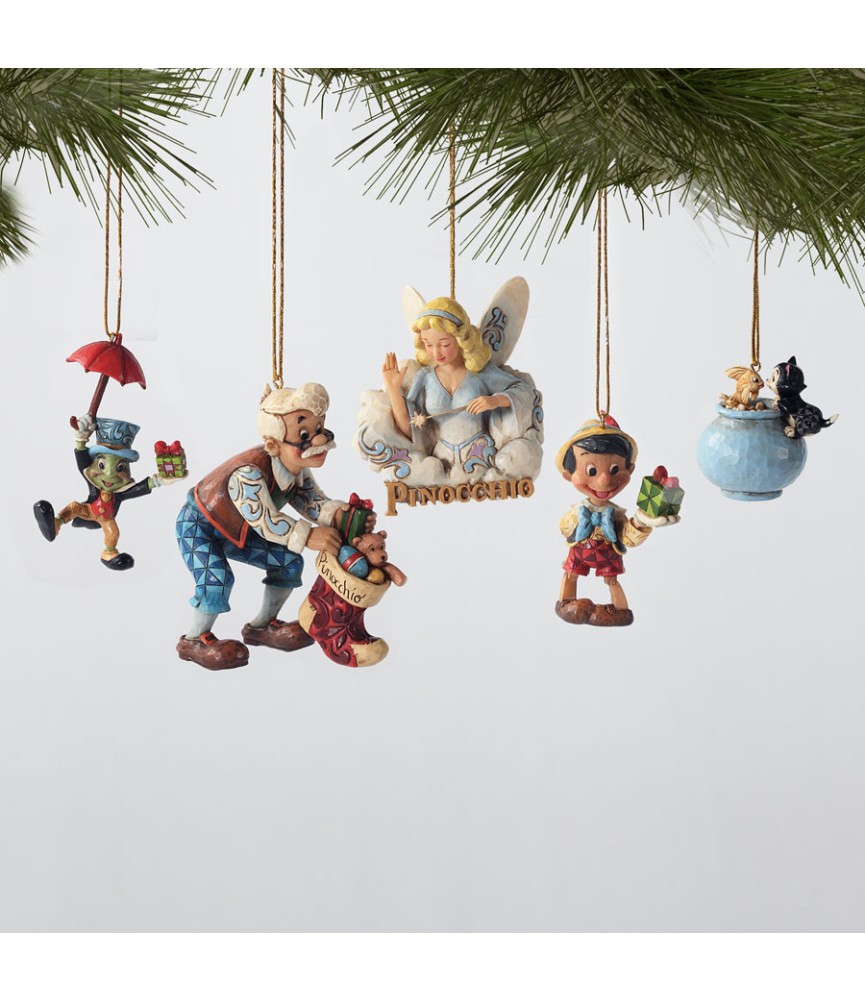 Pinocchio Characters Hanging Ornament Set