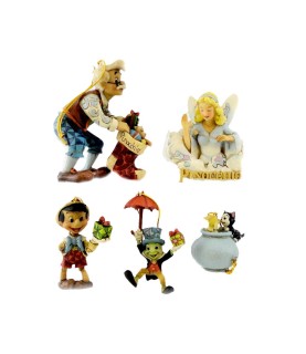 Pinocchio Characters Hanging Ornament Set