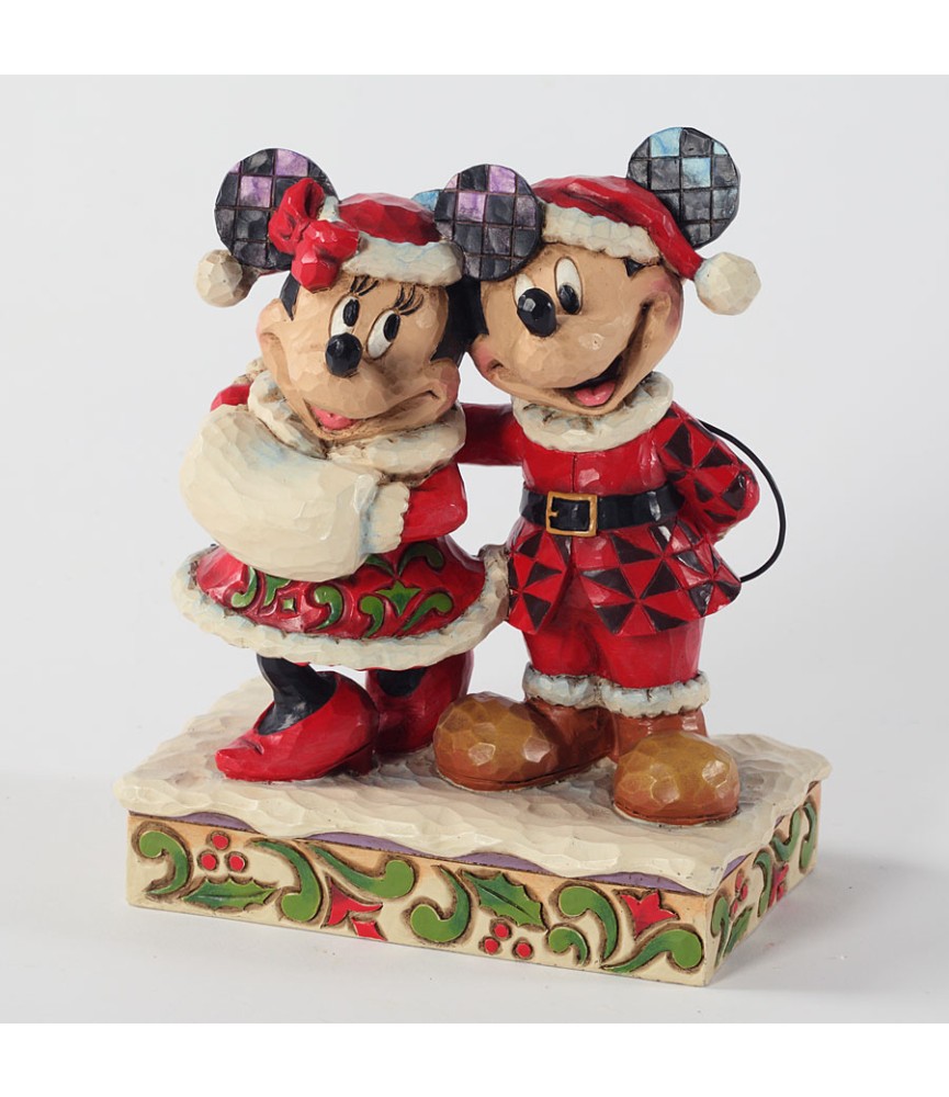 Holiday Duet: Santa Mickey & Minnie Mouse