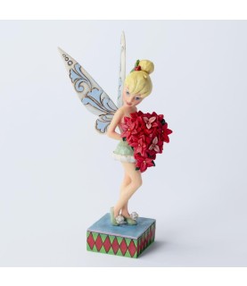 Holiday in Full Bloom: Tink with poinsettia Bouquet