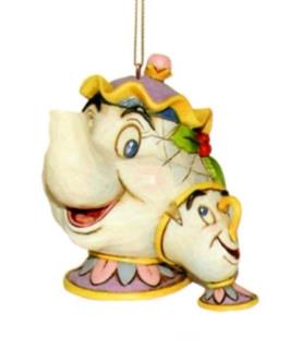 Mrs Potts & Chip hanging ornament