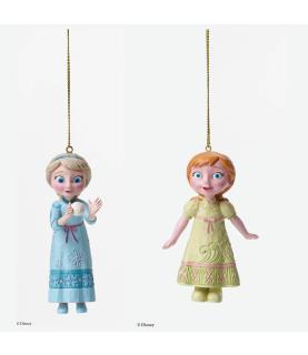 Elsa & Anna ornaments