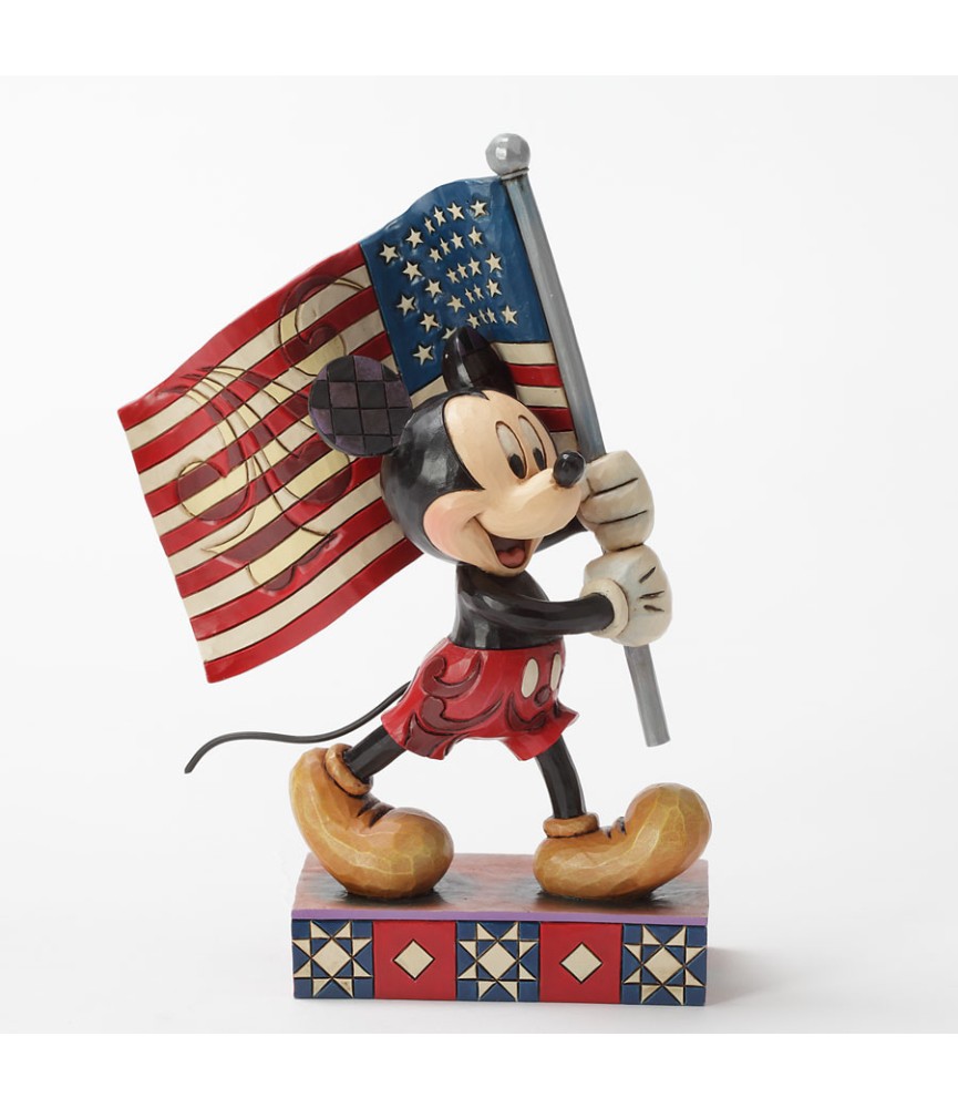 Mickey Mouse with Flag
