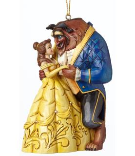 Beauty & Beast dancing ornament