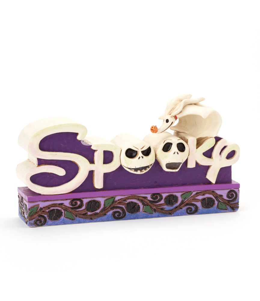 Jack Spooky Word Plaque