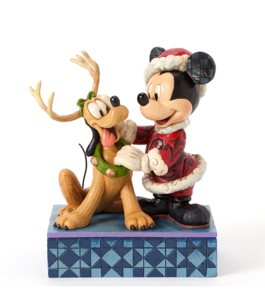 Santa’s Best Friend: Pluto Reindeer & Santa Mickey