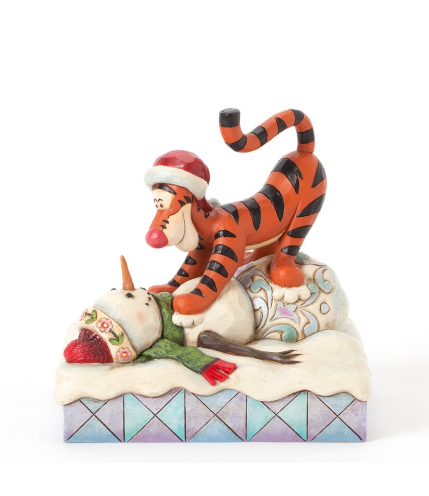 Pouncin’ is what Tiggers do best!: Tigger & snowman