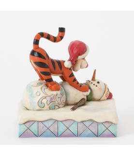 Pouncin’ is what Tiggers do best!: Tigger & snowman