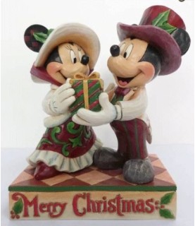 Merry Christmas: Victorian Mickey & Minnie Mouse