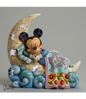 Sleep Tight Little One: Mickey on Moon Nightlight