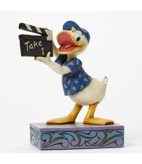 Donald with clap board