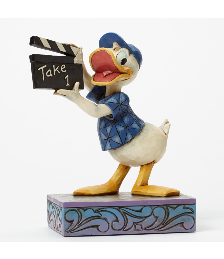 Donald with clap board