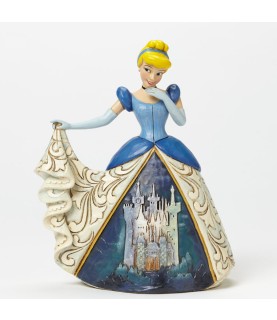 Midnight at the ball: Cinderella with Castle Dress