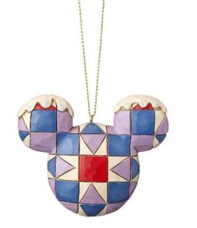 Mickey Mouse Head Hanging Ornament Set