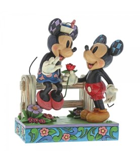 Blossoming Romance: Mickey & Minnie Mouse