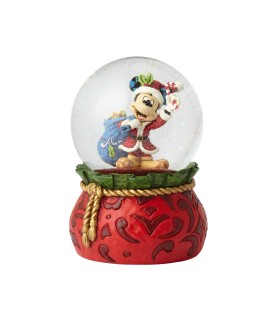 Santa Mickey 100mm Musical Water Ball