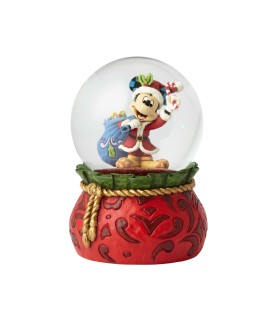 Santa Mickey 100mm Musical Water Ball