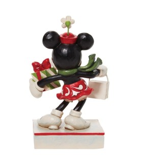 "Holiday Glamour": Minnie with Bag and Present