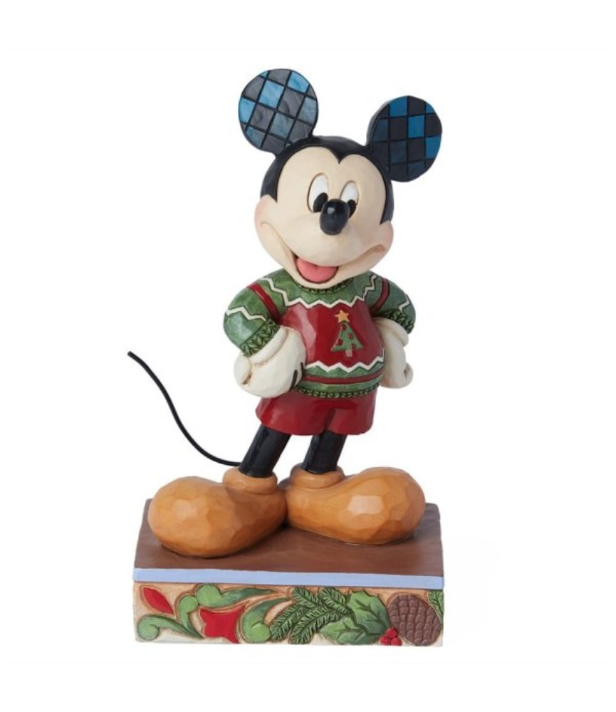 "All decked out": Mickey Mouse in Christmas Sweater (in set with Minnie)