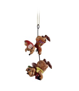 Jaq & Gus hanging ornament