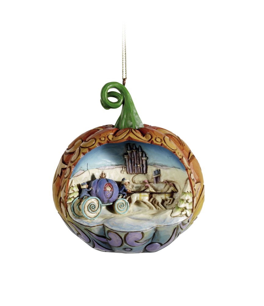 Cinderella Pumpkin hanging ornament