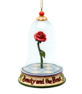 Enchanted Rose hanging ornament