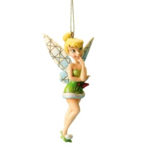 Tinker Bell with mistletoe hanging ornament