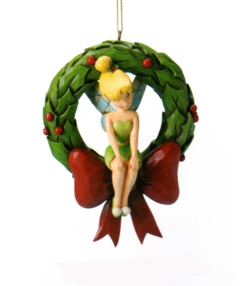 Tinker Bell on wreath hanging ornament
