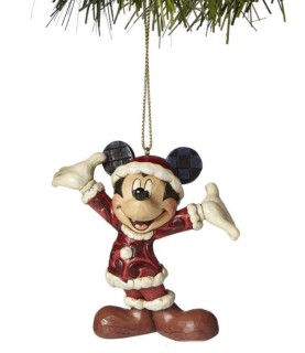 Santa Mickey Hanging Ornament