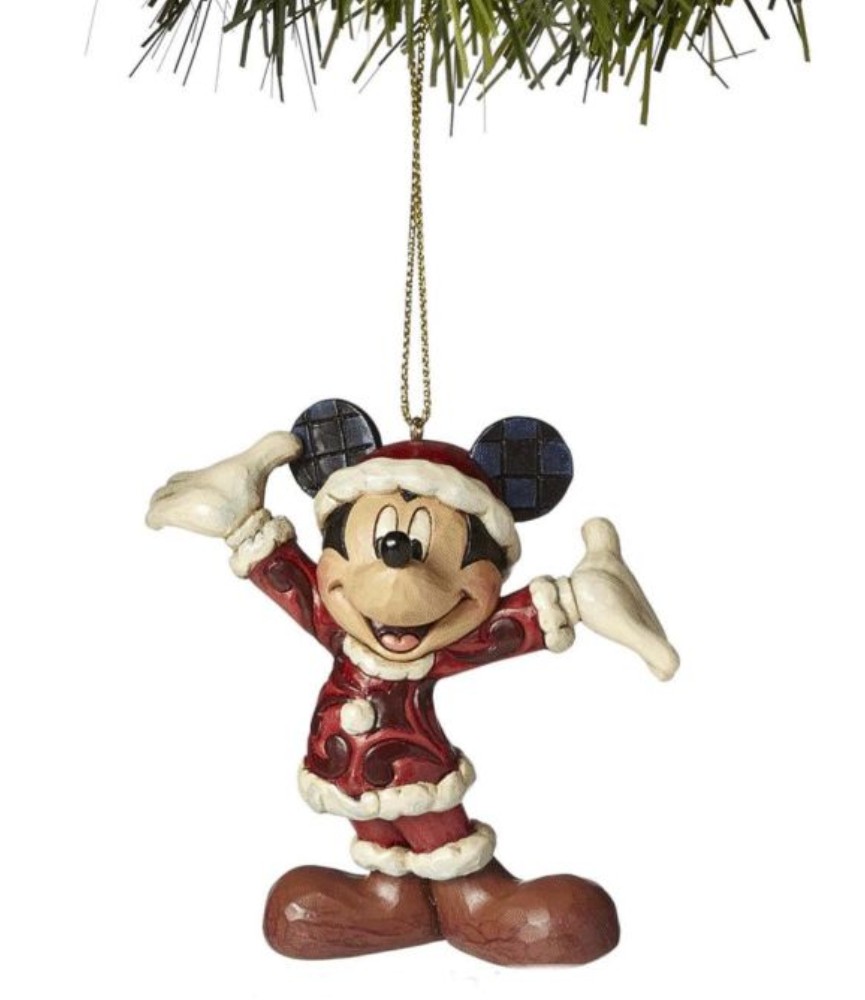 Santa Mickey Hanging Ornament