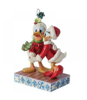 "Merry mistletoe": Donald & Daisy Duck Mistletoe