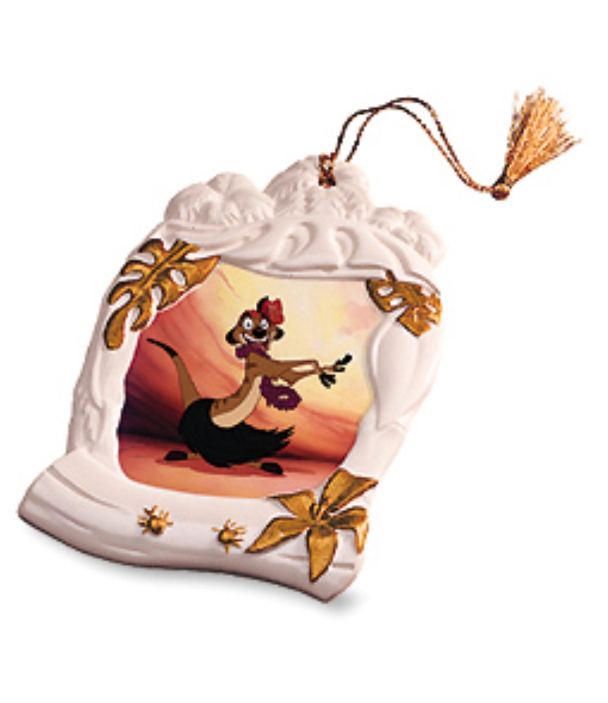 Timon: Luau! Flat Disc Ornament