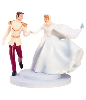Cinderella and Prince Charming Caketopper: Fairy Tale Wedding