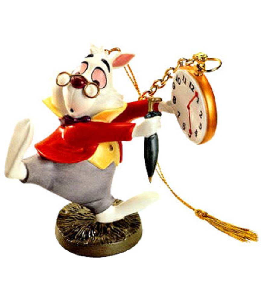 White Rabbit ornament: No Time to Say Hello-Goodbye!