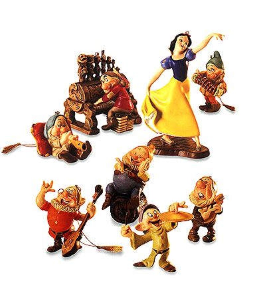 Snow White and the Seven Dwarfs Ornament Set: Snow White and the Seven Dwarfs (NLE5000)