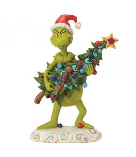 Grinch Stealing Tree Figurine