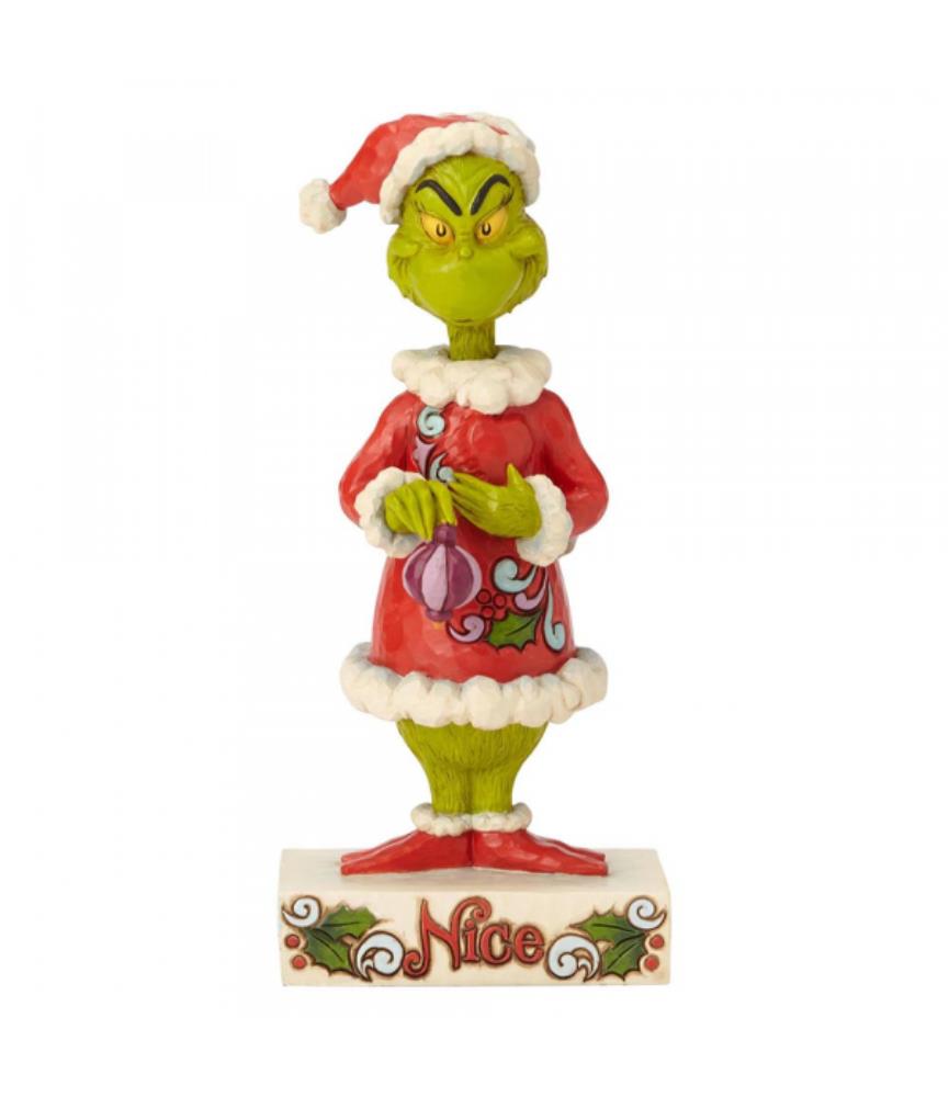 Two-sided Naughty/Nice Grinch Figurine