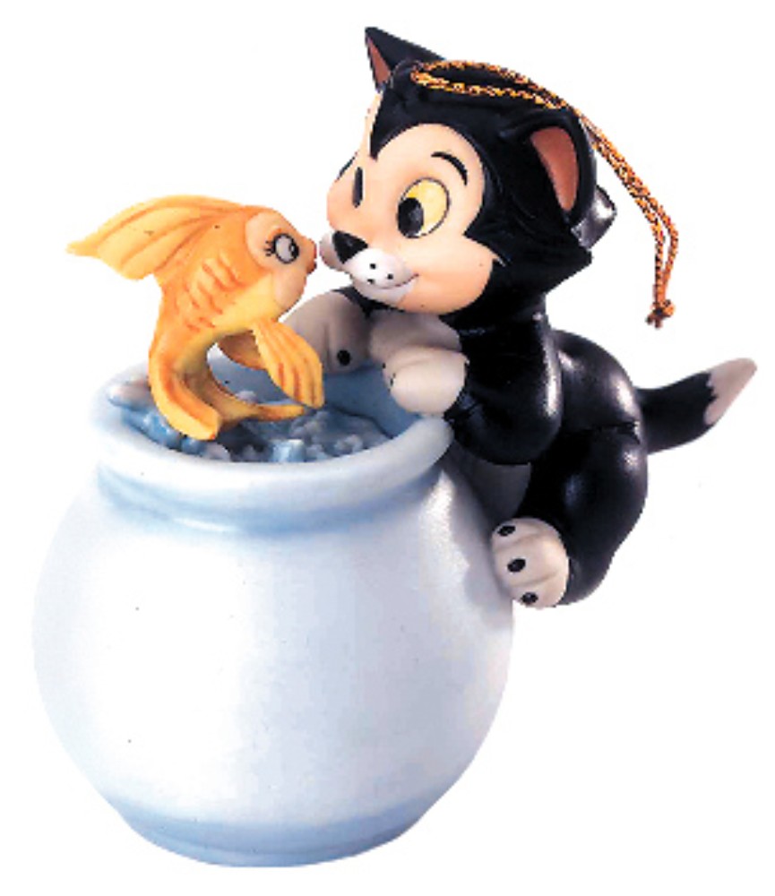 Figaro & Cleo Ornament: Purrfect Kiss
