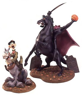 Headless Horseman & Ichabod Crane: Haunting Horseman (Headless Horseman) & Terrified Teacher (Ichabod Crane) (NLE3500)