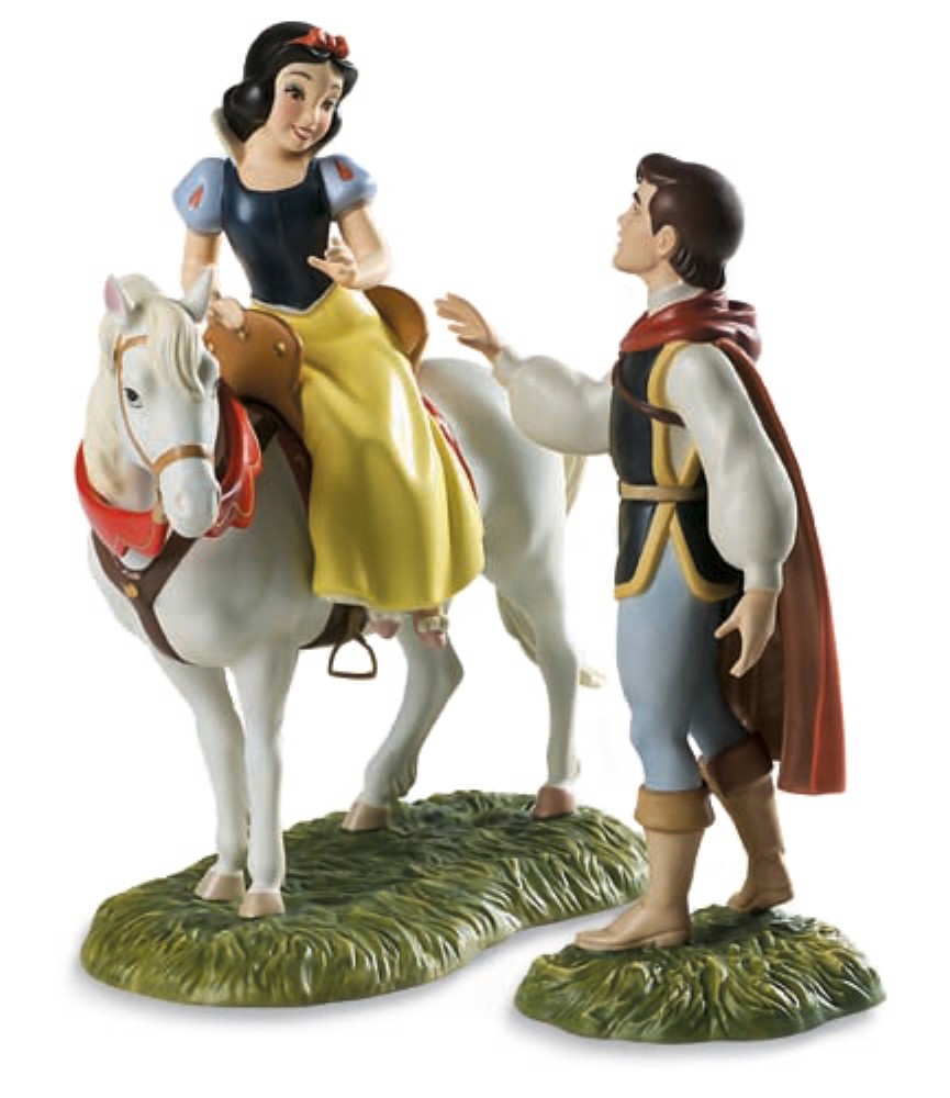 Snow White w/Horse and Prince: And Away to His Castle We'll Go... (Snow White and Horse) To Be Happy Forever, I Know... 